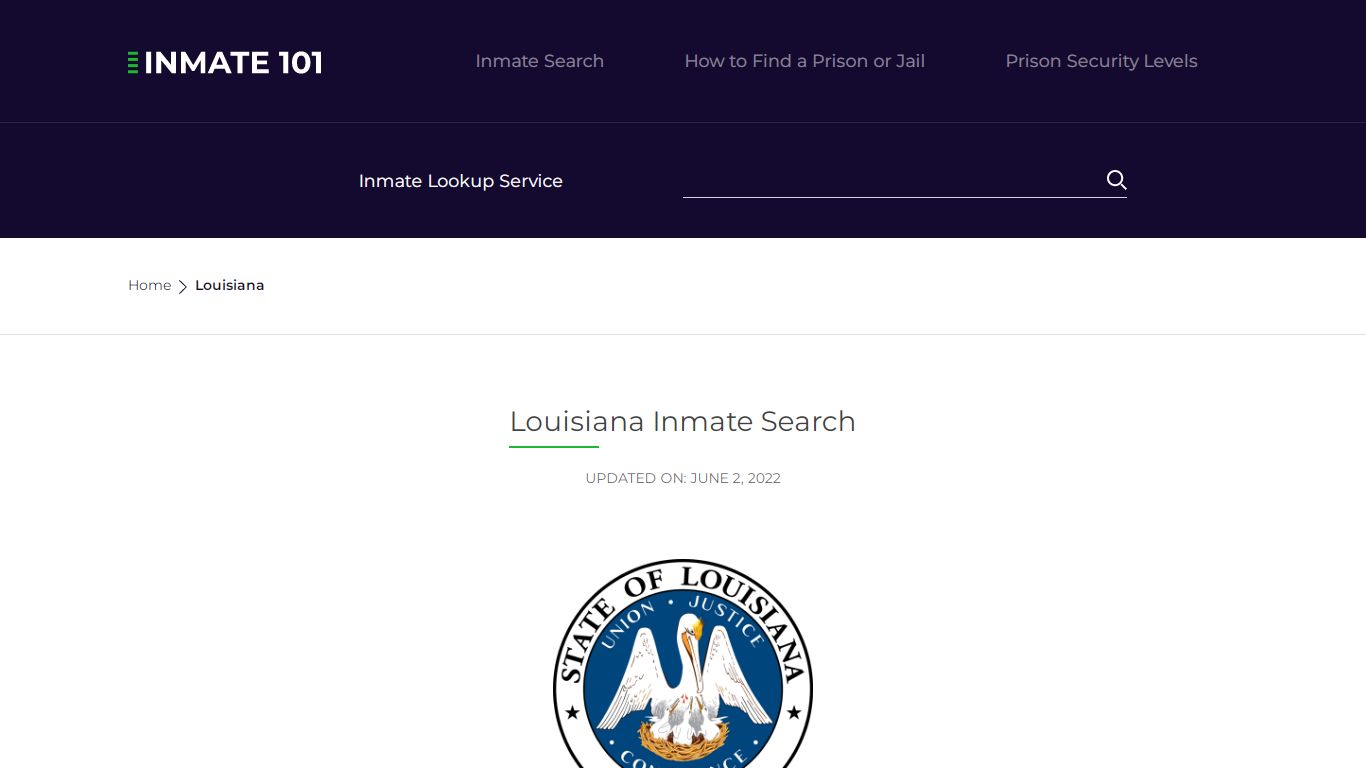 Louisiana Inmate Search – Louisiana Department of ...